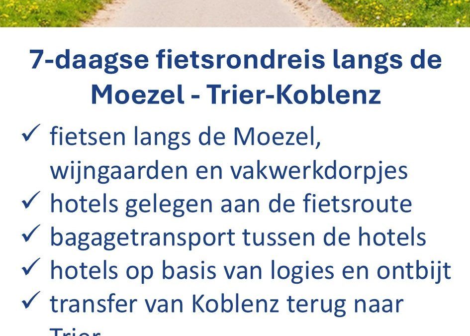 ANWB – Duitsland – fietsvakantie – Moezel