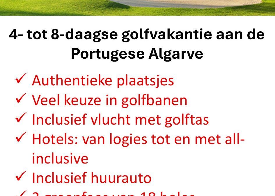 TUI – Portugal – golfvakantie – Algarve