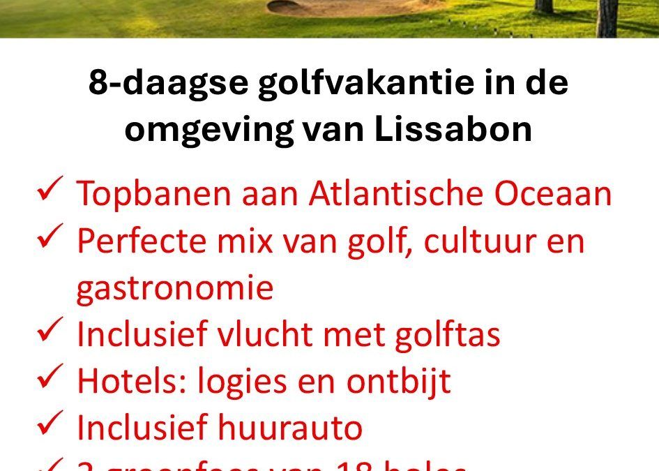 TUI – Portugal – golfvakantie – Lissabon