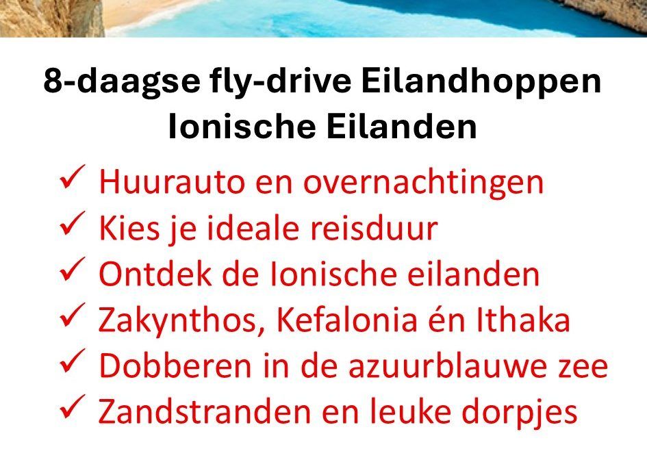 TUI – Griekenland – rondreis – Ionische eilanden