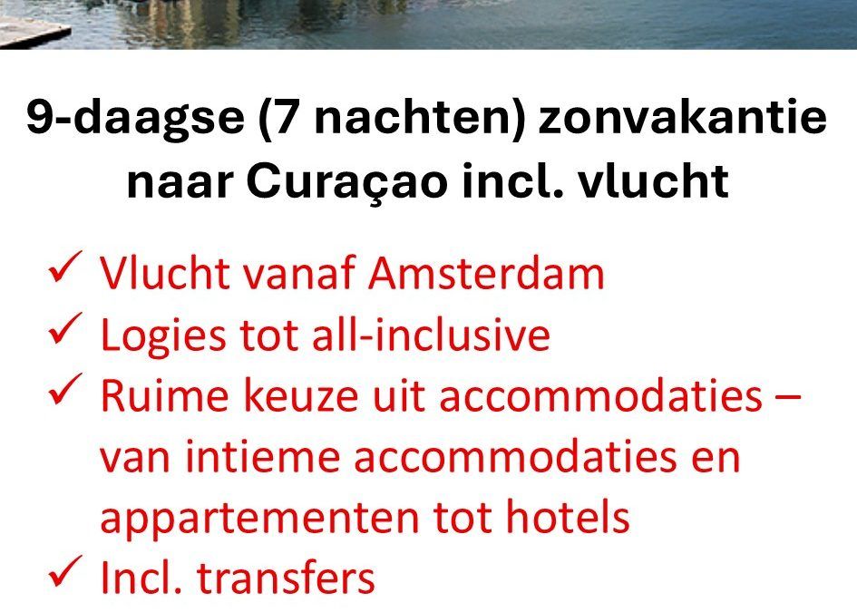 TUI – Curaçao – zonvakantie
