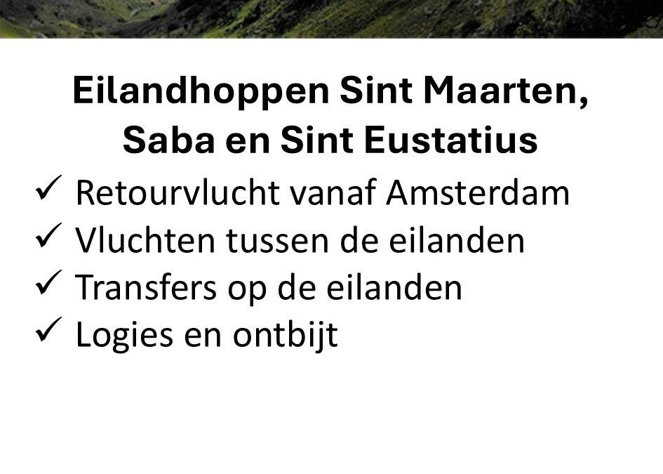 Bay Travel – Bovenwindse eilanden – rondreis