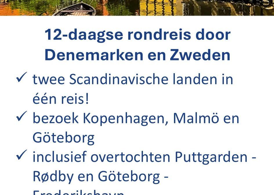 ANWB – Denemarken en Zweden – autovakantie