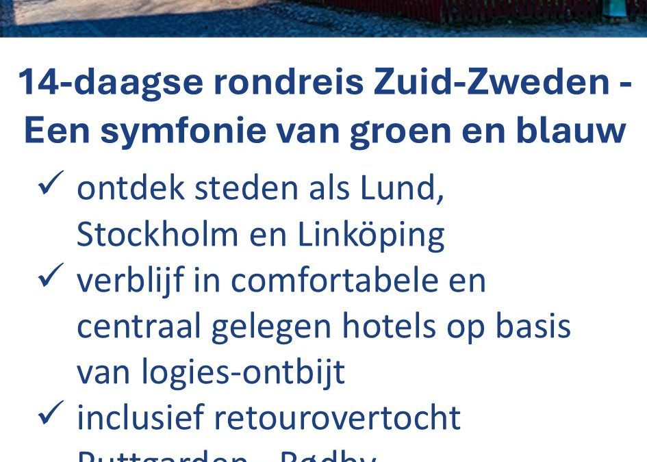 ANWB – Zweden – autovakantie – Zuid-Zweden