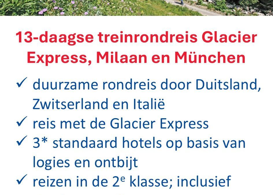 De Jong Intra – Duitsland Italië Zwitserland – duurzame rondreis