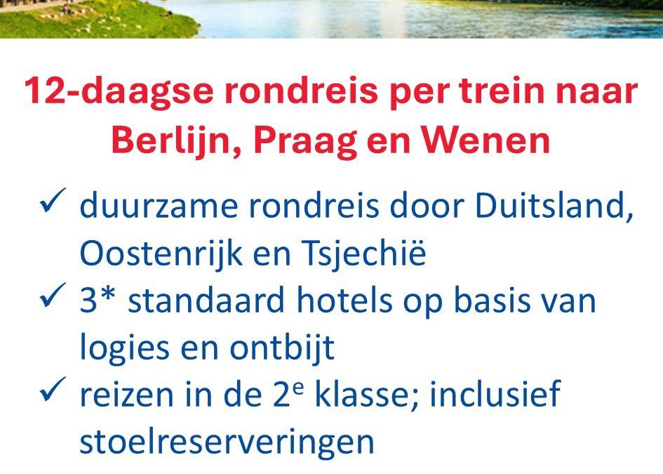 De Jong Intra – Duitsland Oostenrijk Tsjechië – duurzame rondreis – stedentrips