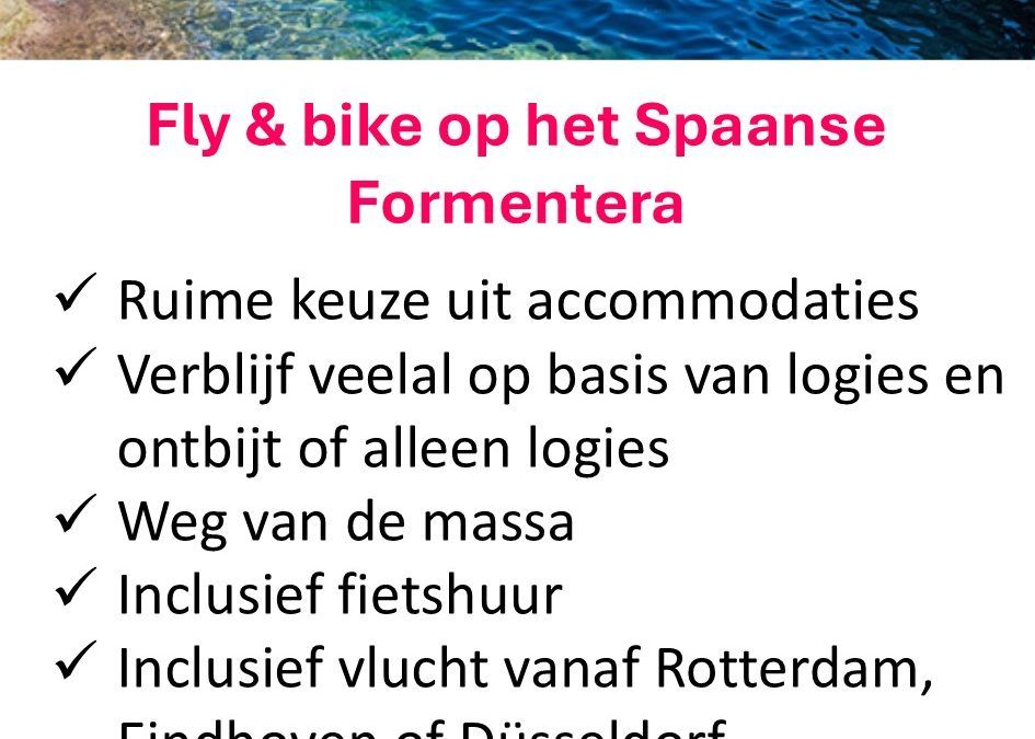 Eliza was here – Spanje – fly & bike – Formentera