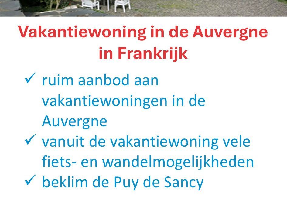 Interhome – Frankrijk – Auvergne