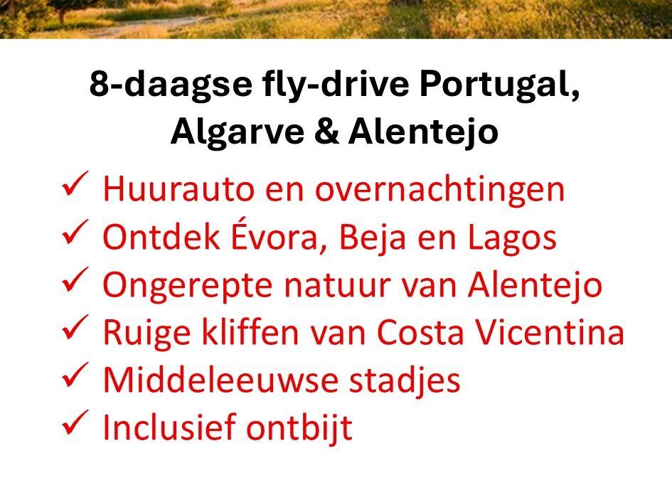 TUI – Portugal – fly-drive