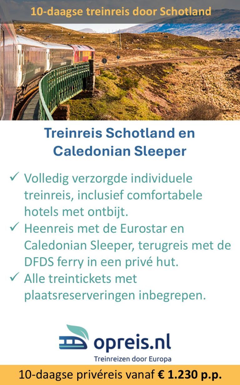 Opreis.nl – Schotland – 10-daagse treinreis met Caledonian Sleeper