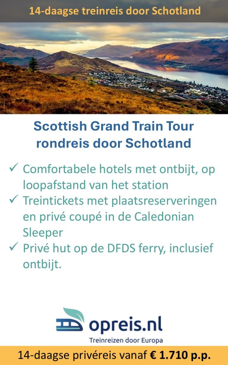 Opreis.nl – Schotland – 14-daagse treinreis
