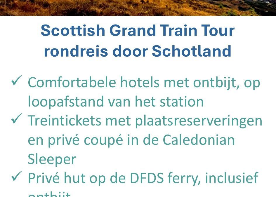 Opreis.nl – Schotland – 14-daagse treinreis