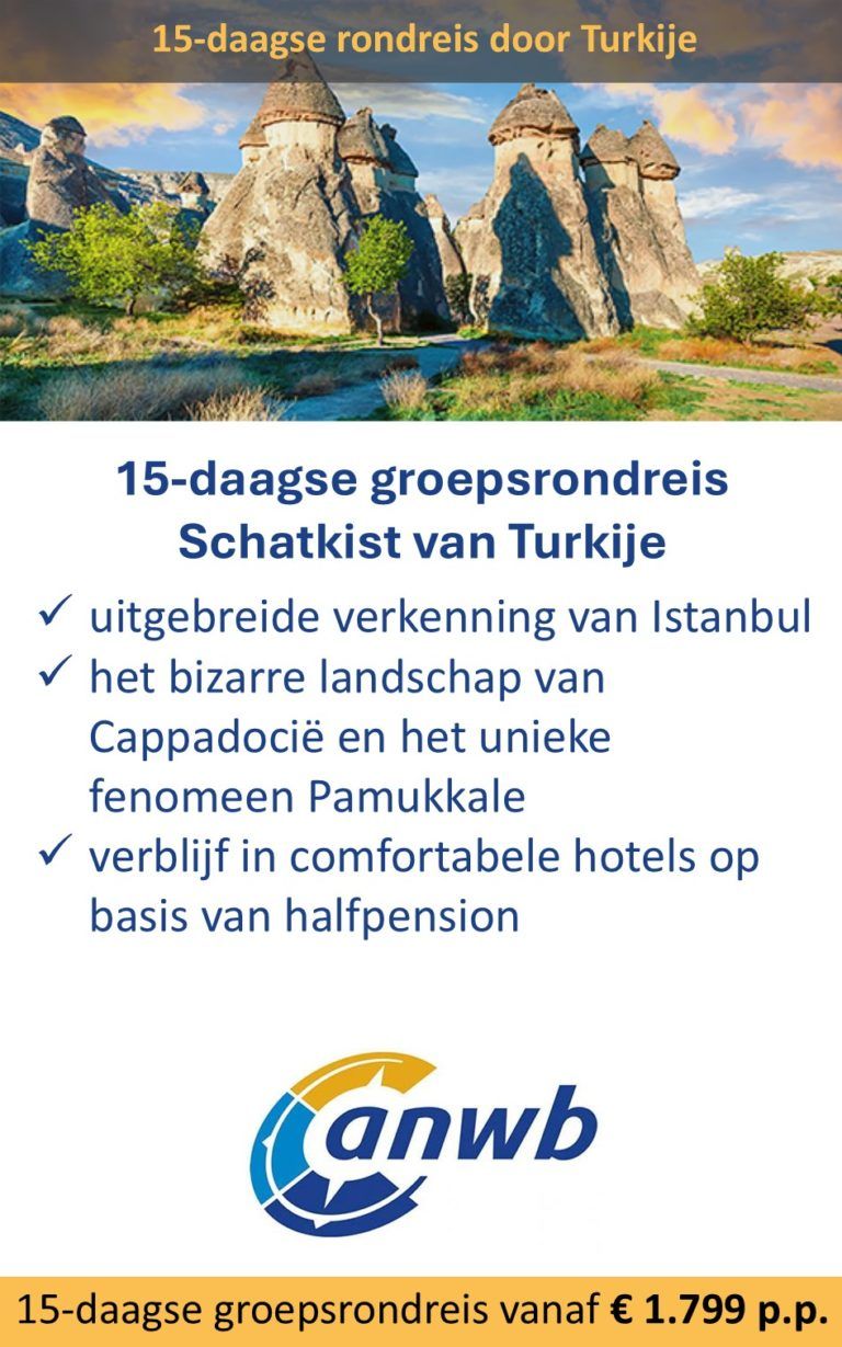 ANWB – Turkije – rondreis – Istanbul en Cappadocië