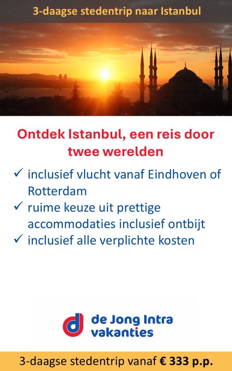 De Jong Intra – Turkije – stedentrip – Istanbul