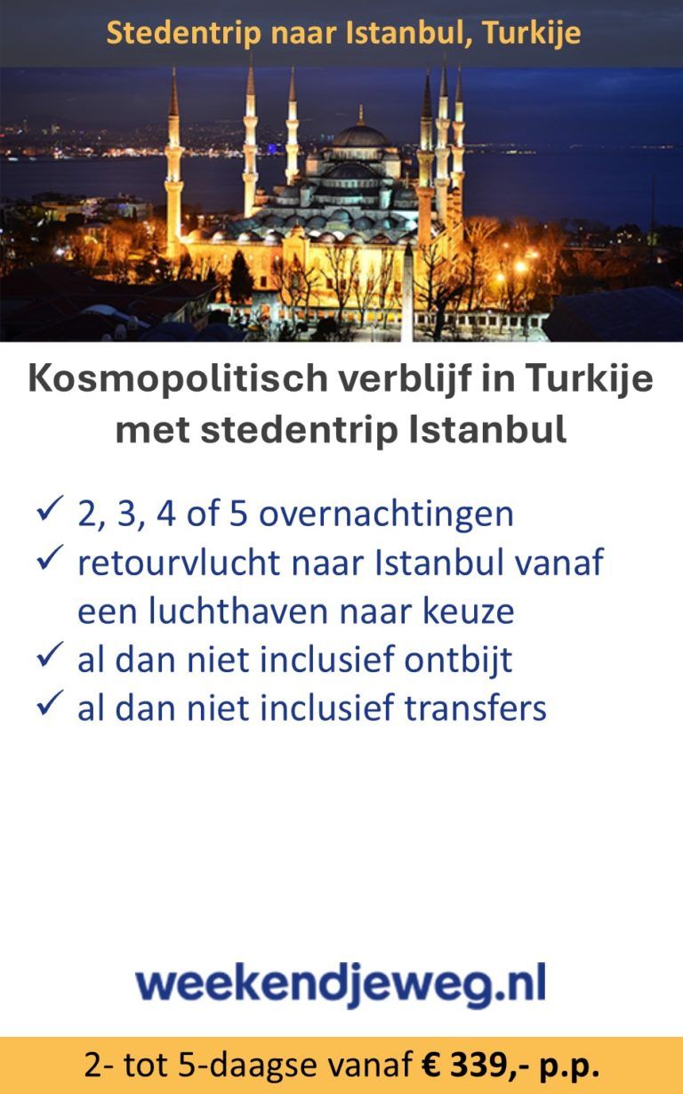 Weekendjeweg.nl – Turkije – stedentrip – Istanbul