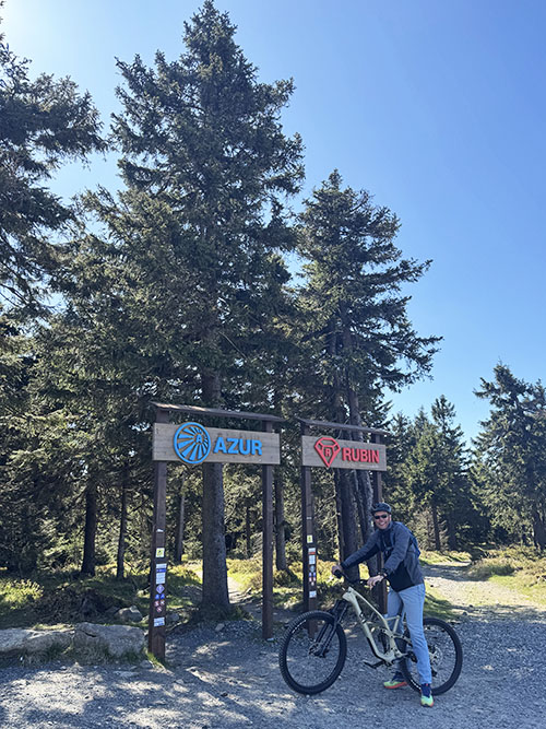 Mountainbiken in Trail Park Klínovec