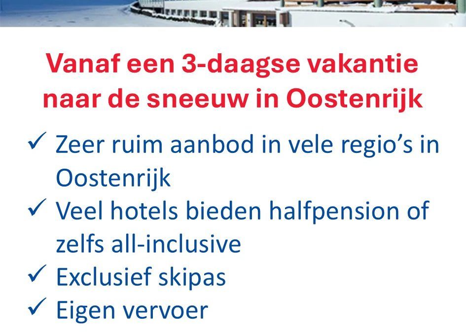De Jong Intra – Oostenrijk – wintersport