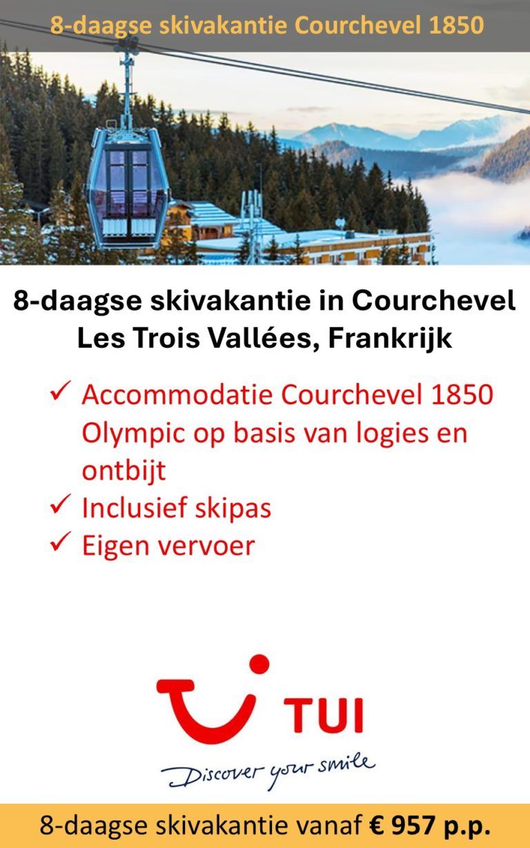 TUI – Frankrijk – skivakantie – Courchevel