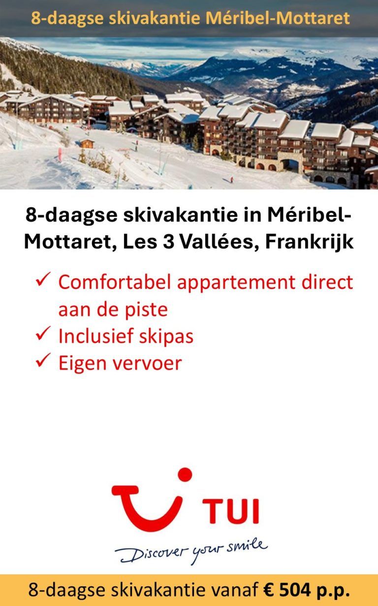 TUI – Frankrijk – skivakantie – Méribel