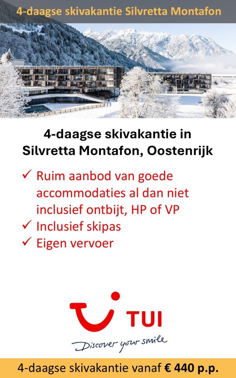TUI – Oostenrijk – skivakantie – Silvretta Montafon