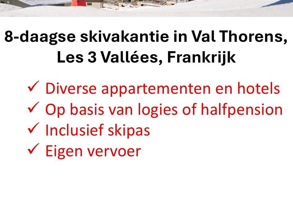 TUI – Frankrijk – skivakantie – Val Thorens