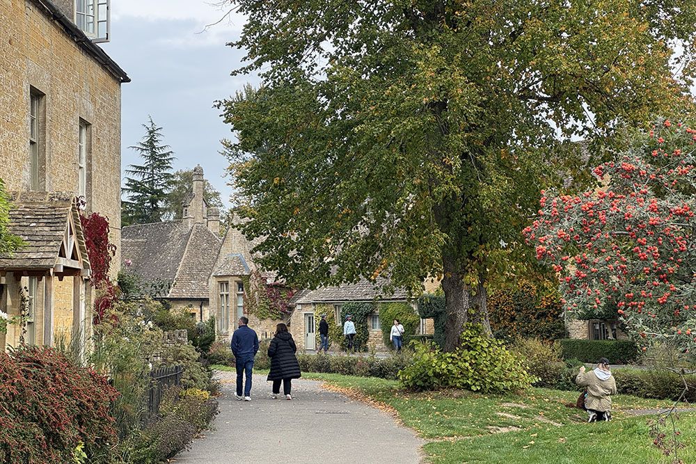 Toeristen in de Cotswolds