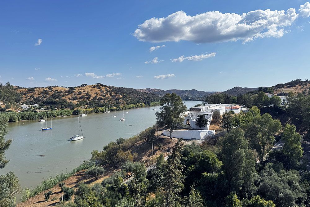 Uitzicht vanuit het kasteel