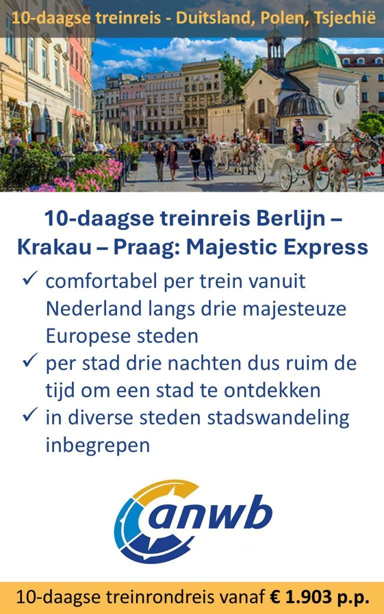 ANWB – Duitsland Polen Tsjechië – treinreis