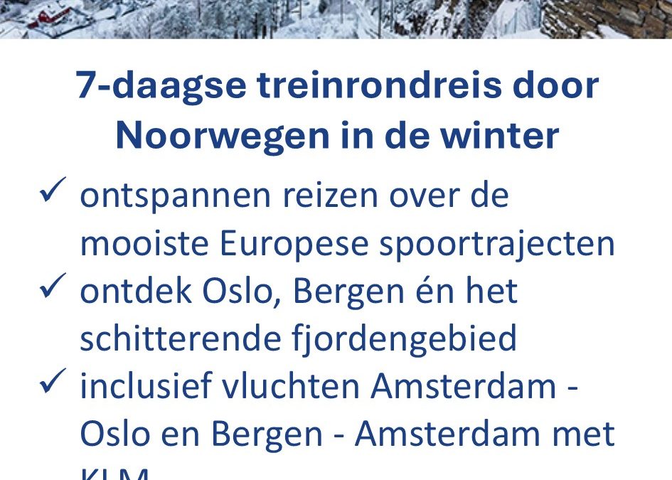 ANWB – Noorwegen – treinrondreis – Noorwegen – in de winter