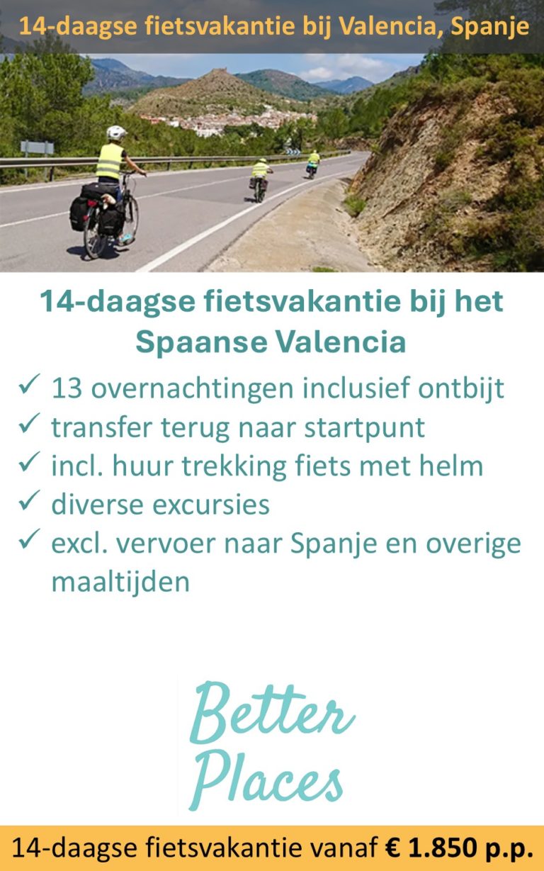 Better Places – Spanje – Valencia – fietsvakantie – 14 dagen