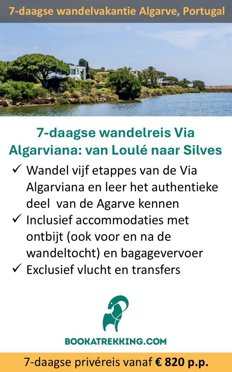 Bookatrekking – Portugal – privéwandelvakantie – Via Algarviana
