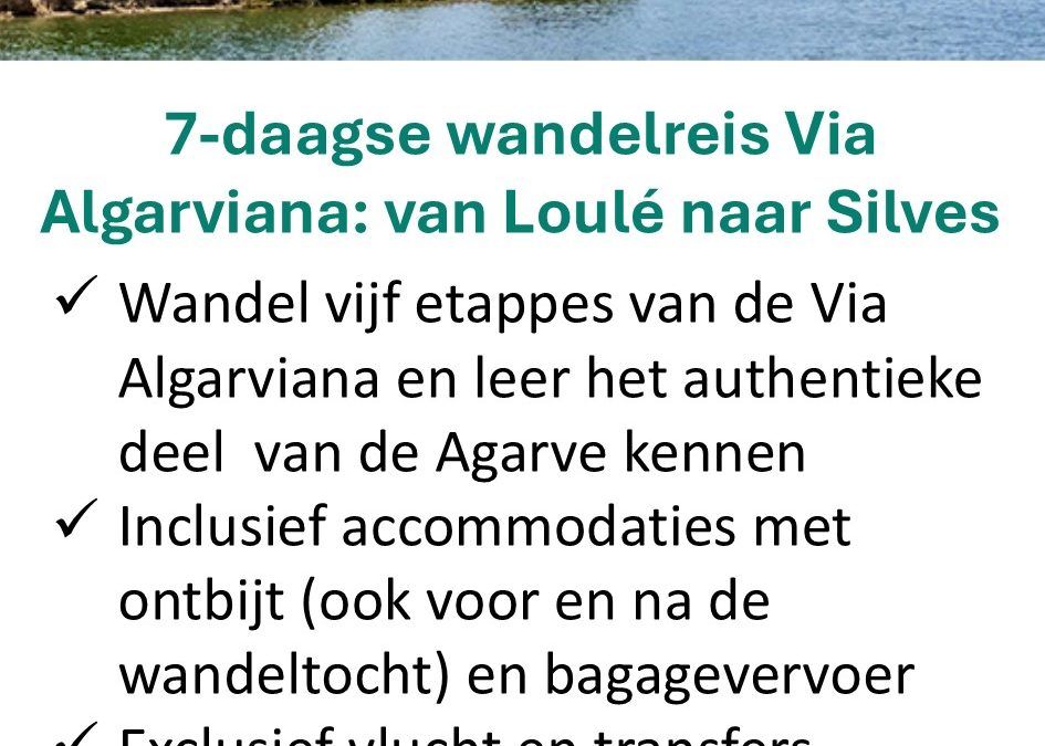 Bookatrekking – Portugal – privéwandelvakantie – Via Algarviana