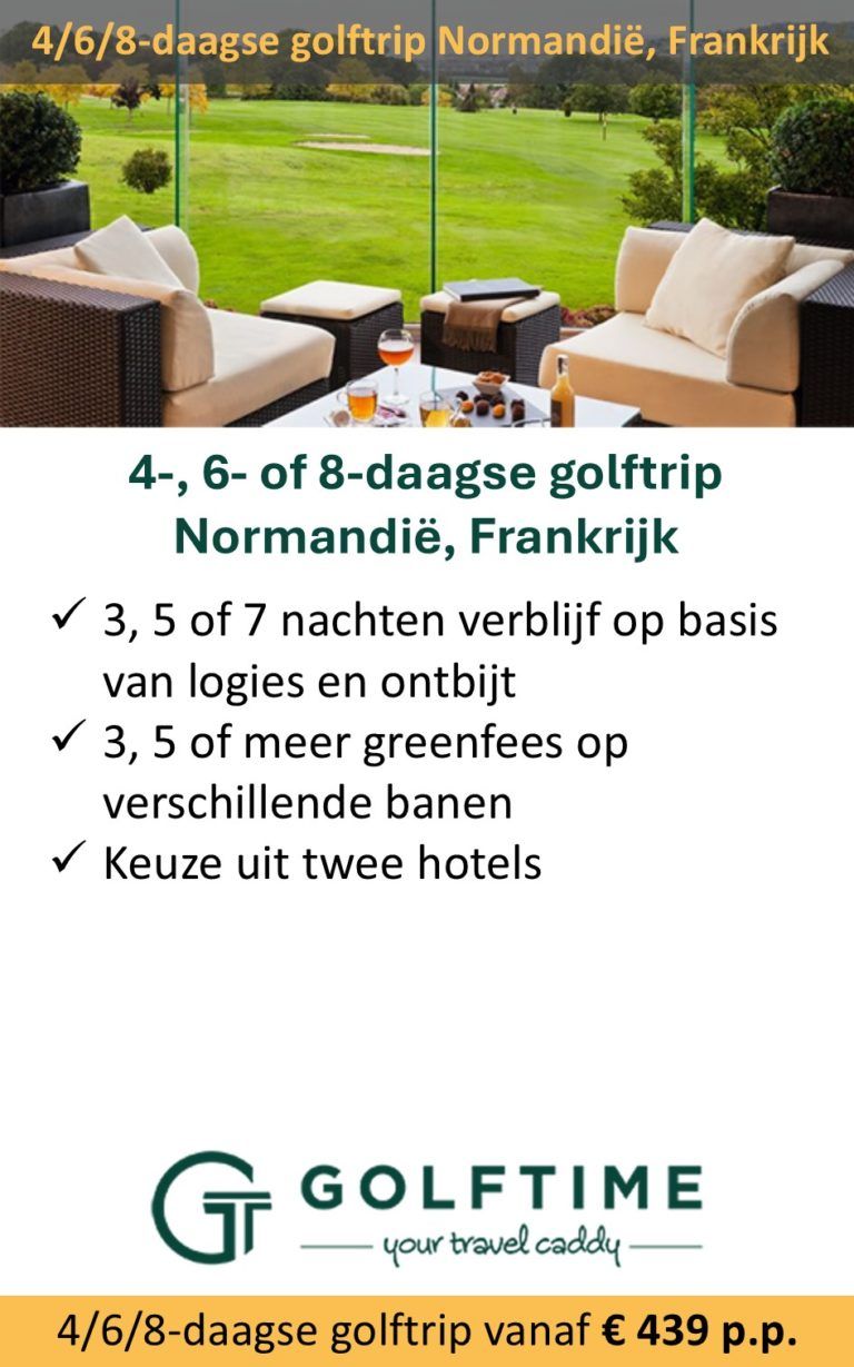Golftime – Frankrijk – golftrip – Normandië