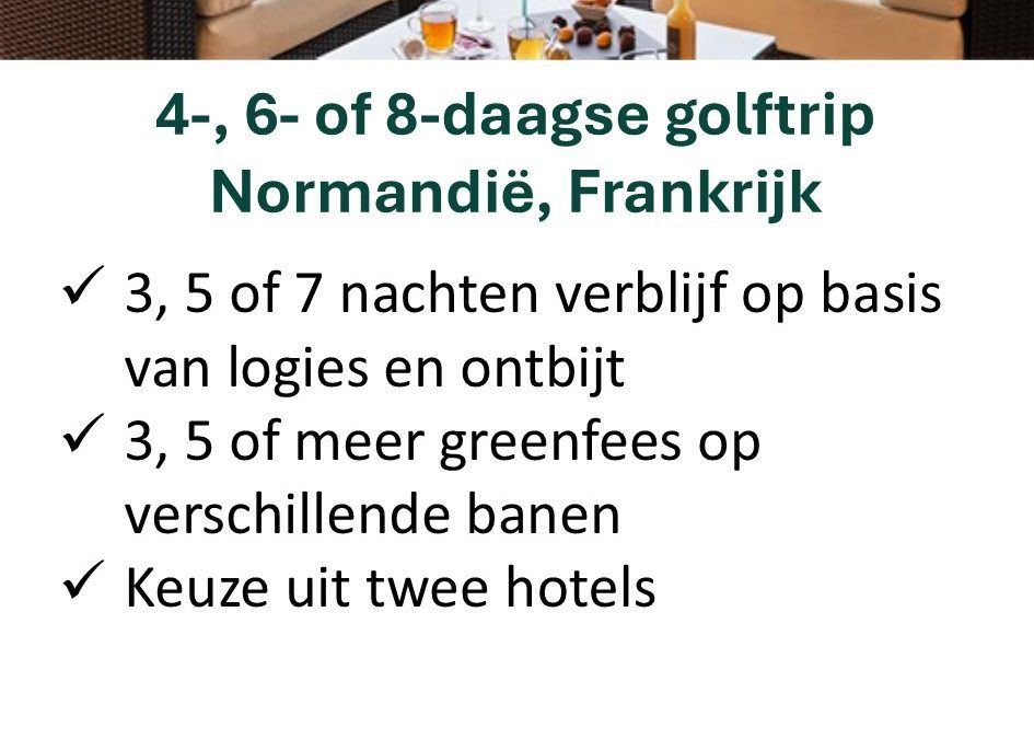 Golftime – Frankrijk – golftrip – Normandië