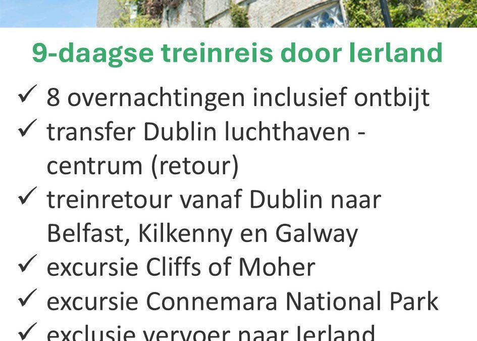 House of Britain – Ierland – treinreis