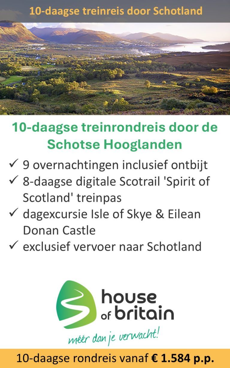 House of Britain – Schotland – treinrondreis – Schotse Hooglanden