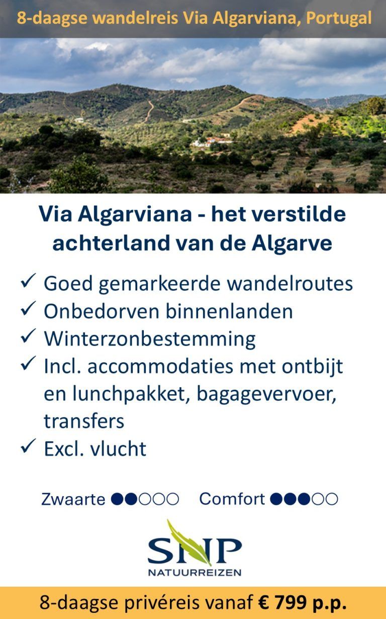 SNP – Portugal – privéwandelvakantie – Via Algarviana
