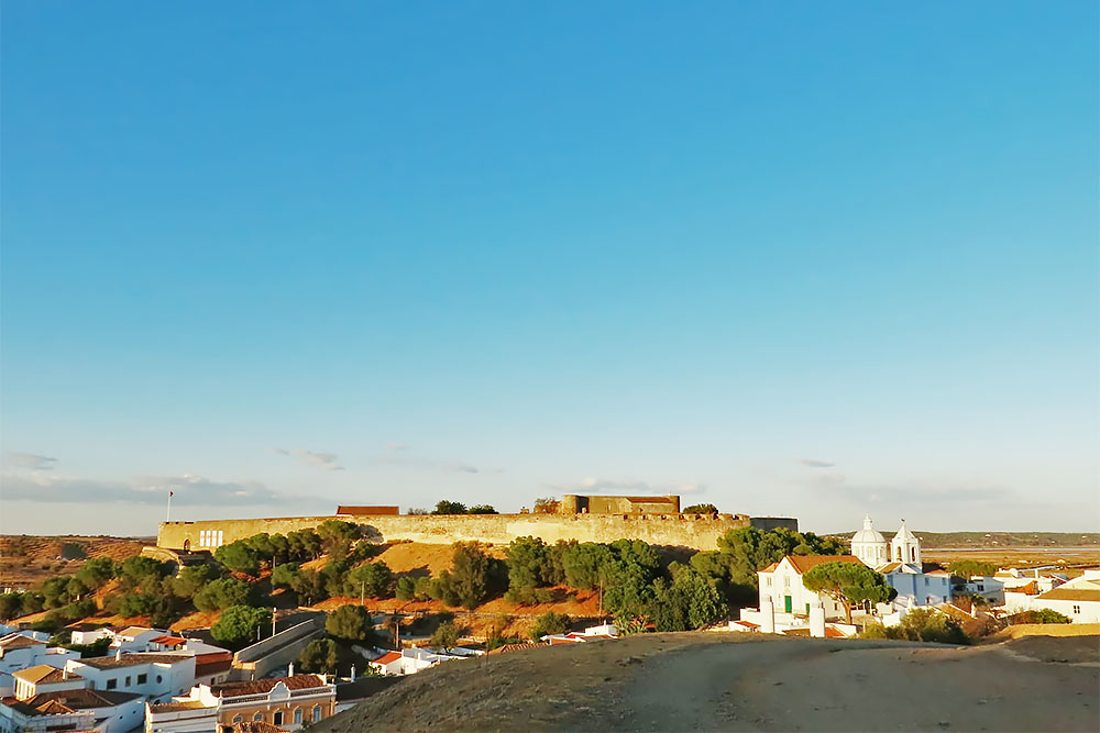 op weg naar het kasteel