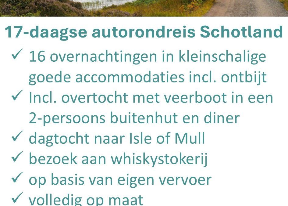 Better Places – Schotland – autorondreis – 17 dagen