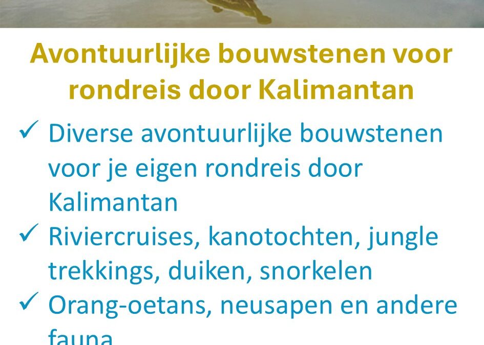 Merapi – Indonesie – bouwstenen rondreis Kalimantan
