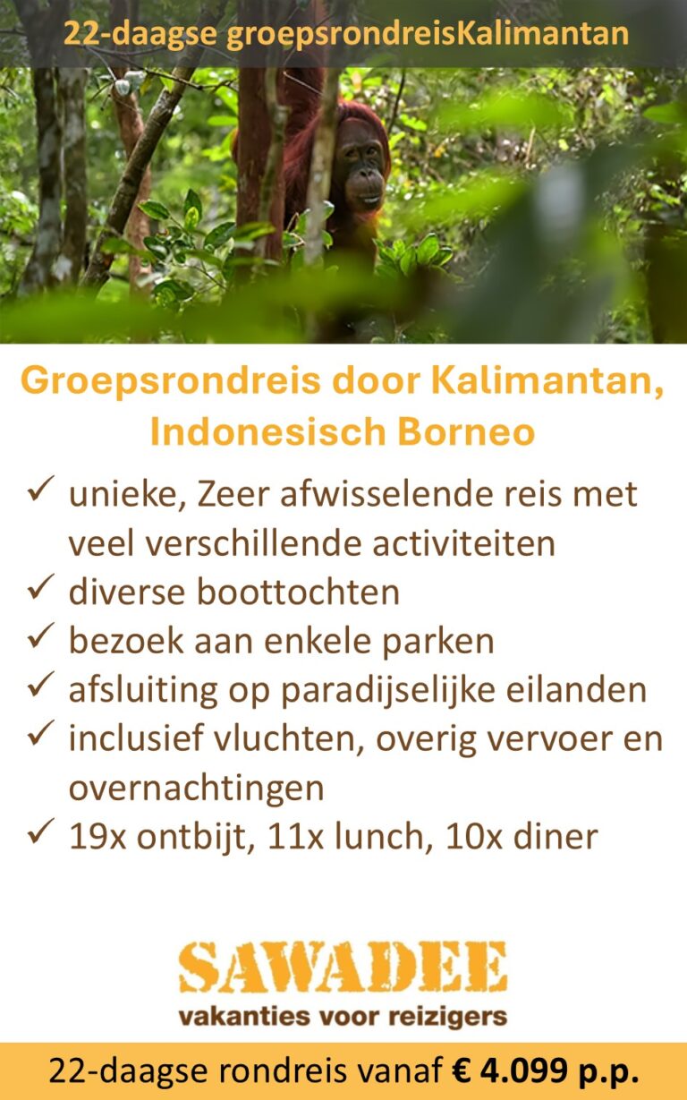 Sawadee – Indonesie – groepsrondreis Kalimantan