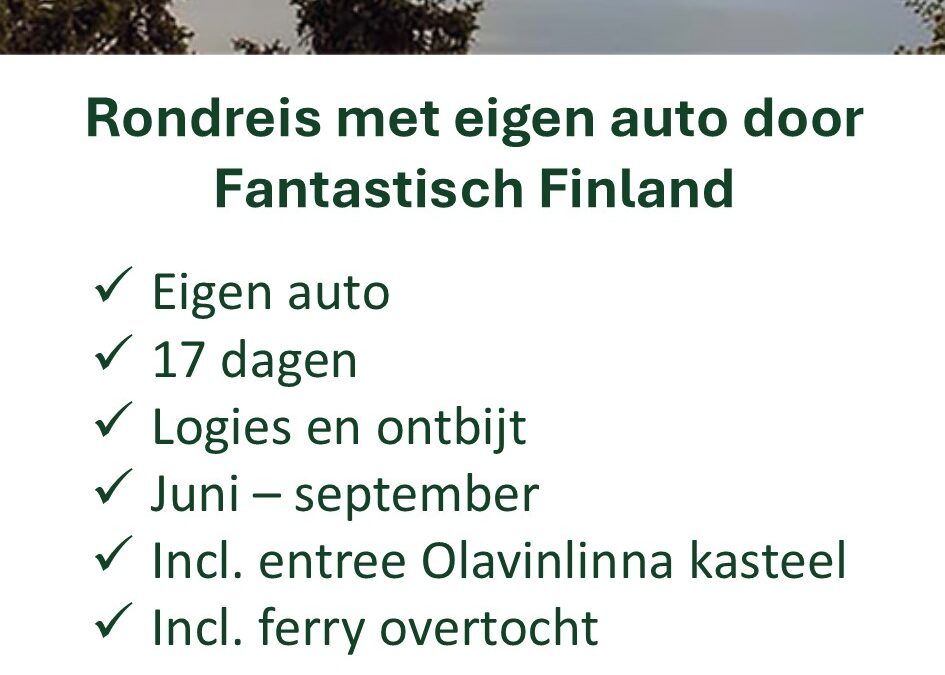 Voigt Travel – Finland – rondreis – Fantastisch Finland