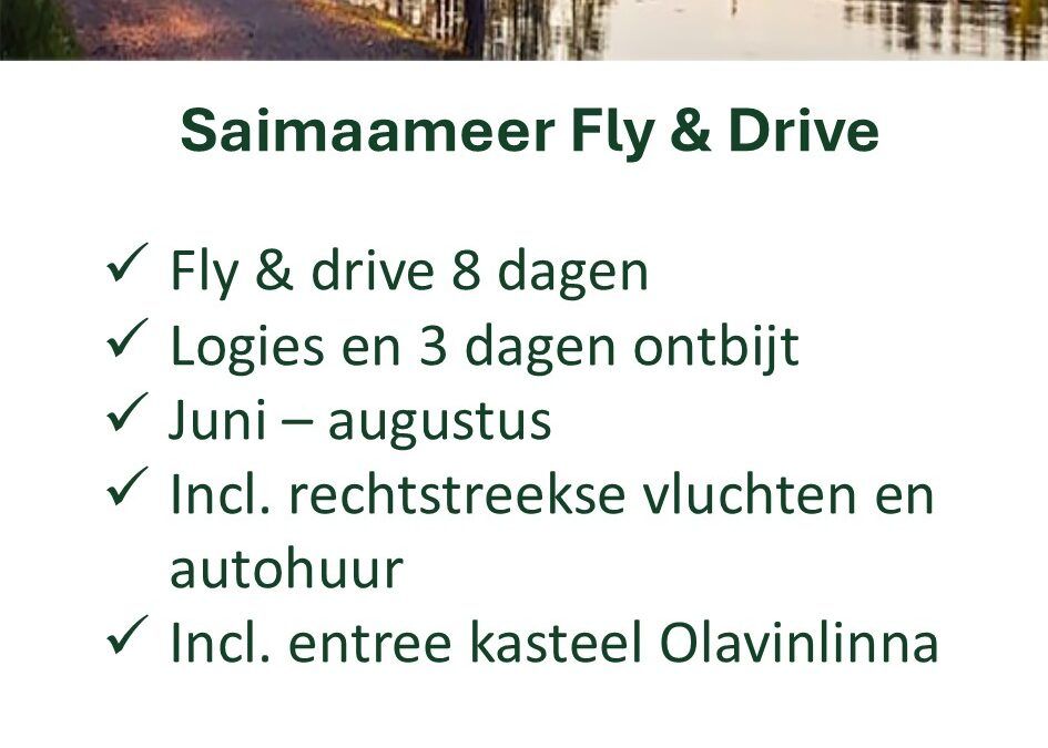 Voigt Travel – Finland – rondreis – Saimaameer