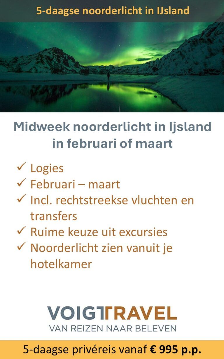 Voigt Travel – IJsland – midweek – noorderlicht