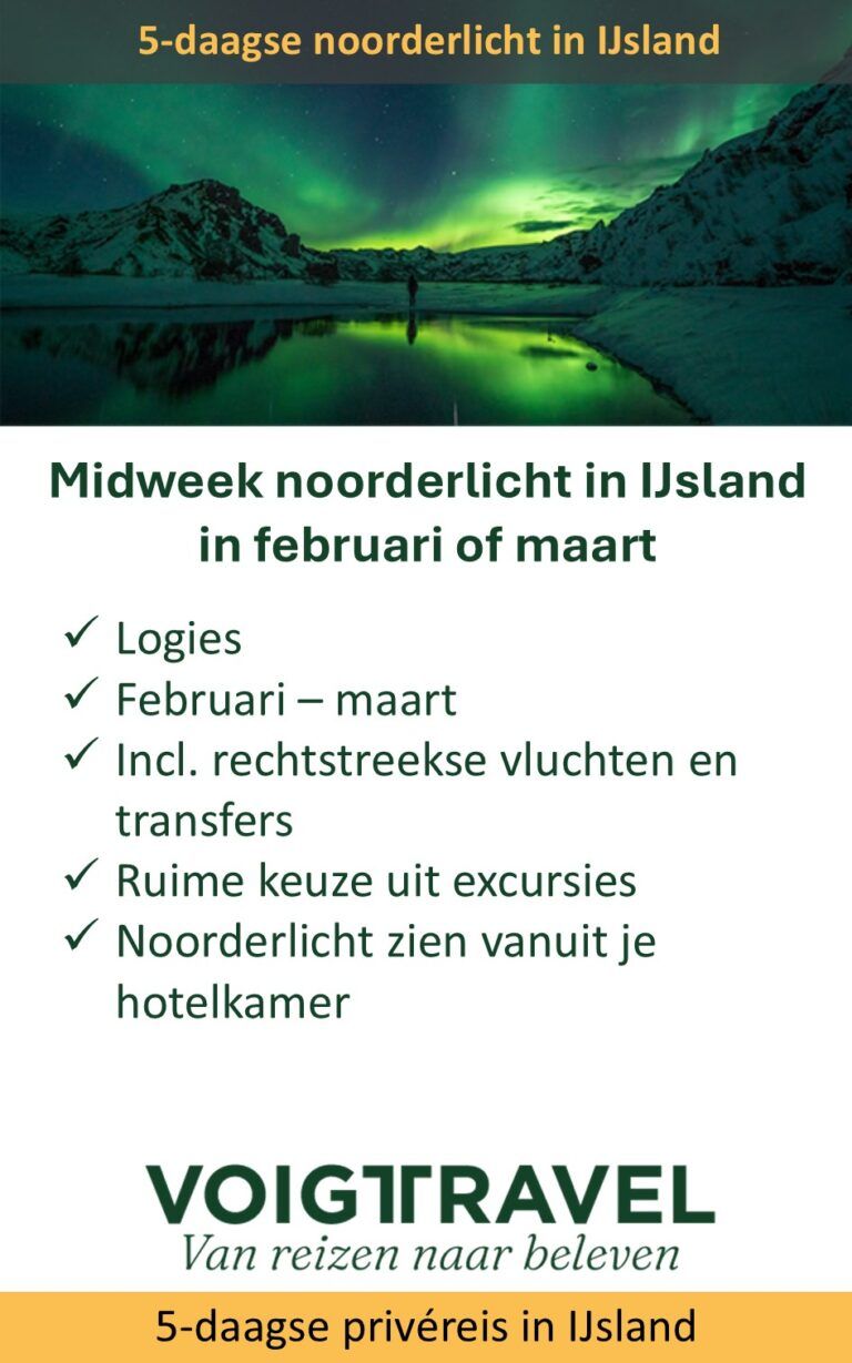 Voigt Travel – IJsland – midweek – noorderlicht