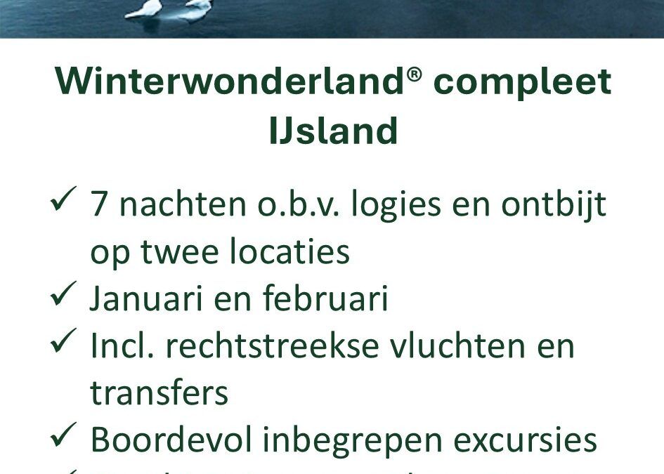 Voigt Travel – IJsland – winterwonderland compleet