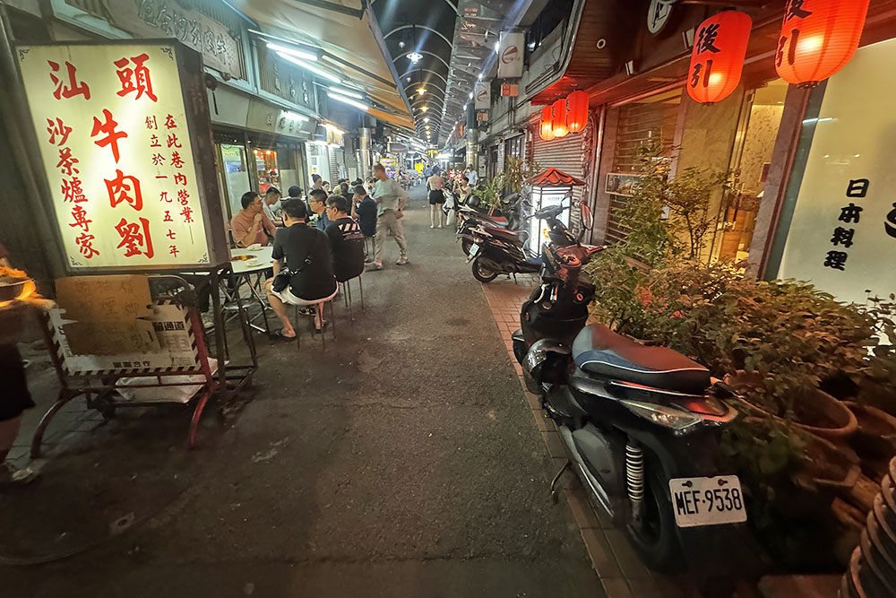 Eten op straat in Taichung