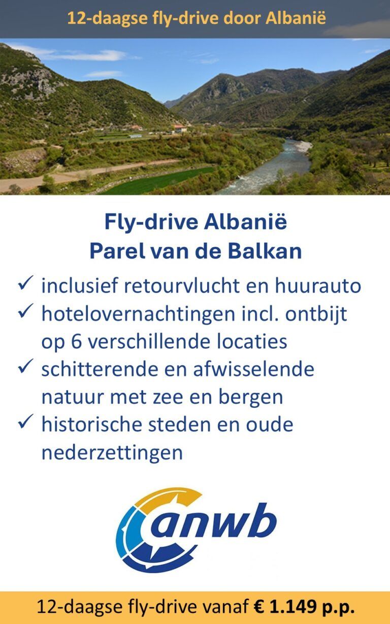 ANWB – Albanië – fly-drive