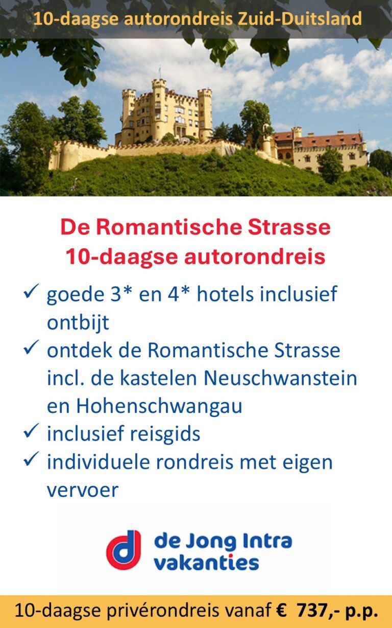De Jong Intra – Duitsland – autorondreis – Romantische Strasse