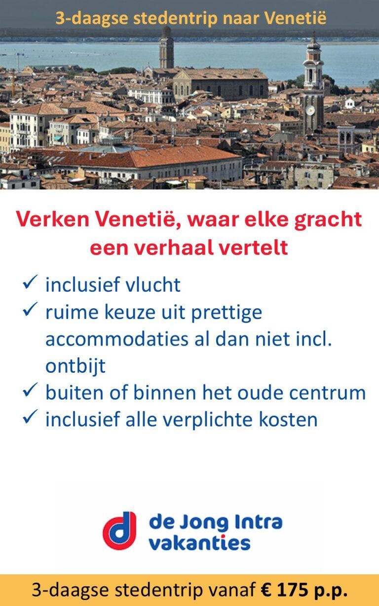 De Jong Intra – Italië – stedentrip – Venetië